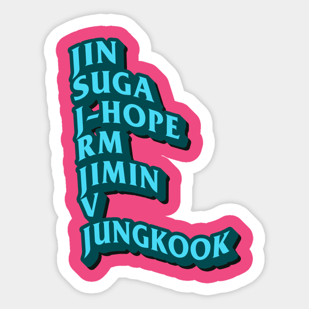 BTS Bias Sticker by TheSteadfast